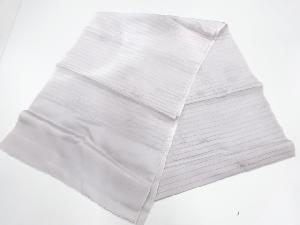 リサイクル　正絹　絽露芝に撫子模様織出し帯揚げ